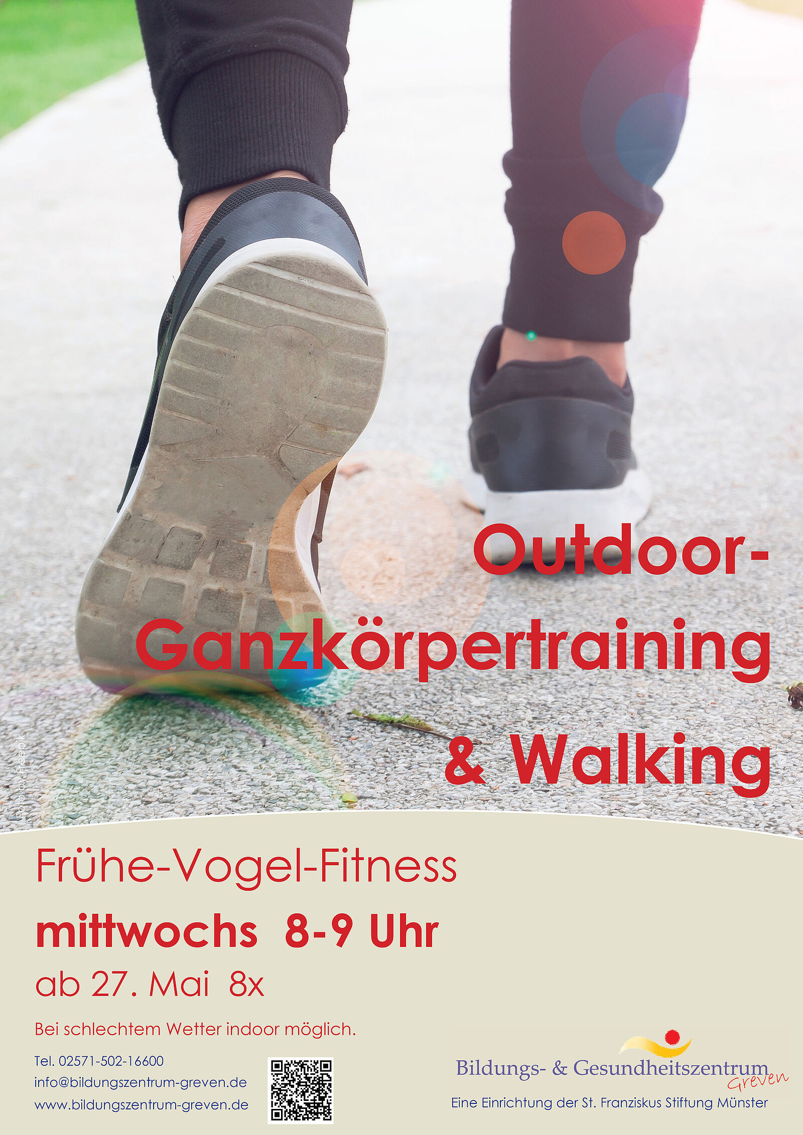 Öffnet die Seite 'Outdoor-Fitness und Walking'